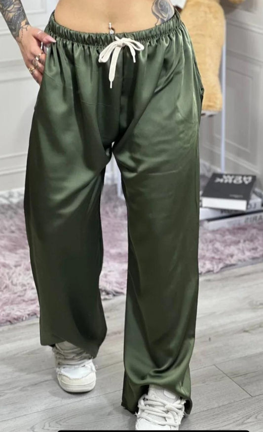 Pantalone satin