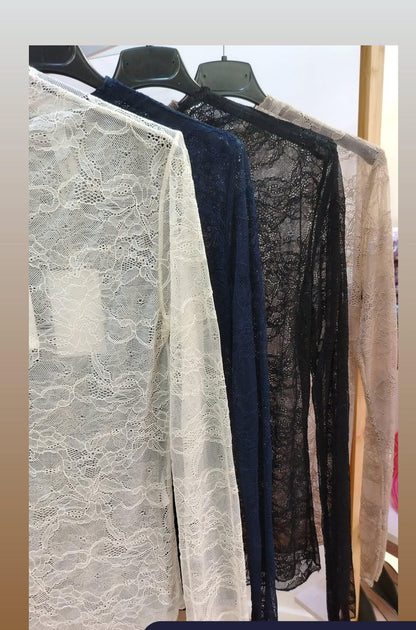 Sottogiacca in pizzo