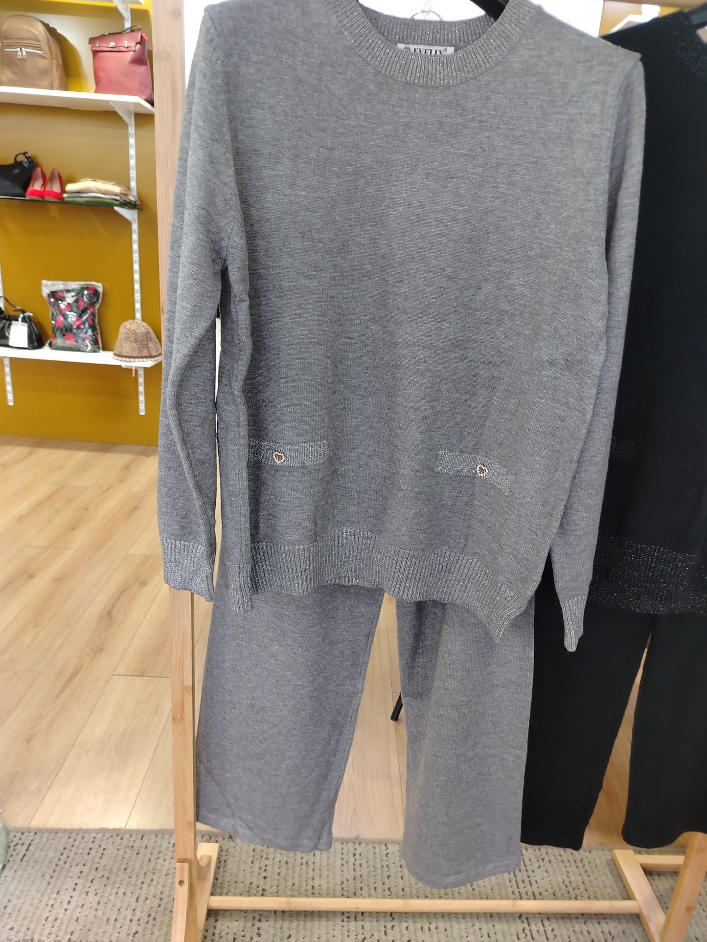 Coordinato con inserti lurex