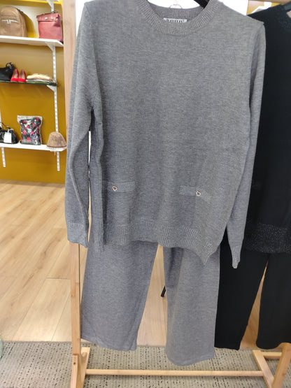 Coordinato con inserti lurex