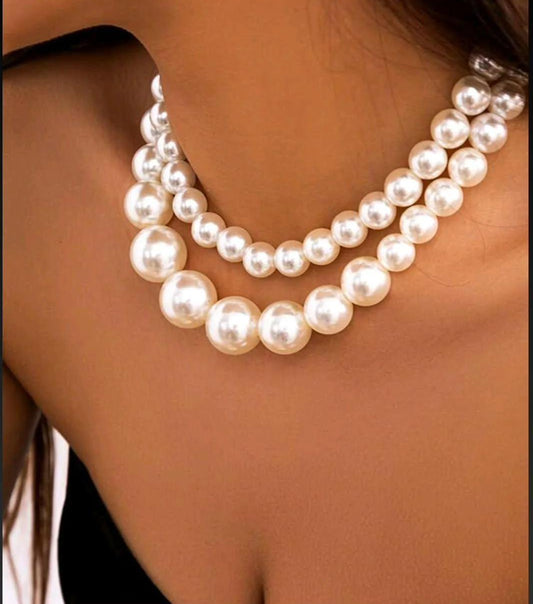 Collana duo di perle