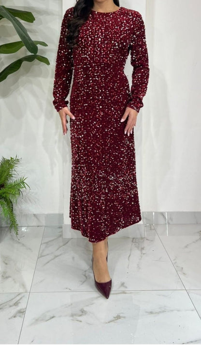 Abito con scollo sulla schiena