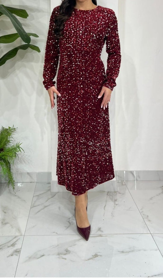 Abito con scollo sulla schiena