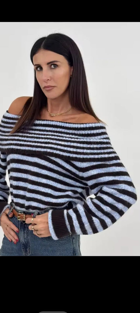 Maglioncino scollo barca